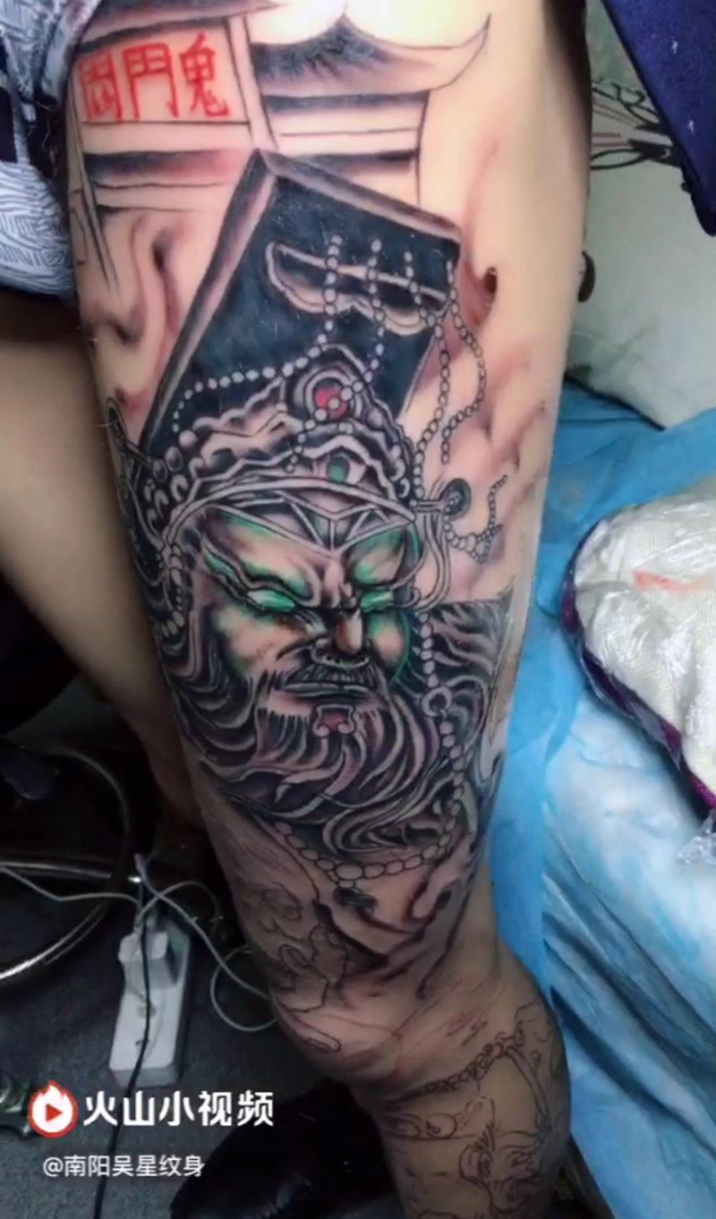 阎王纹身图片