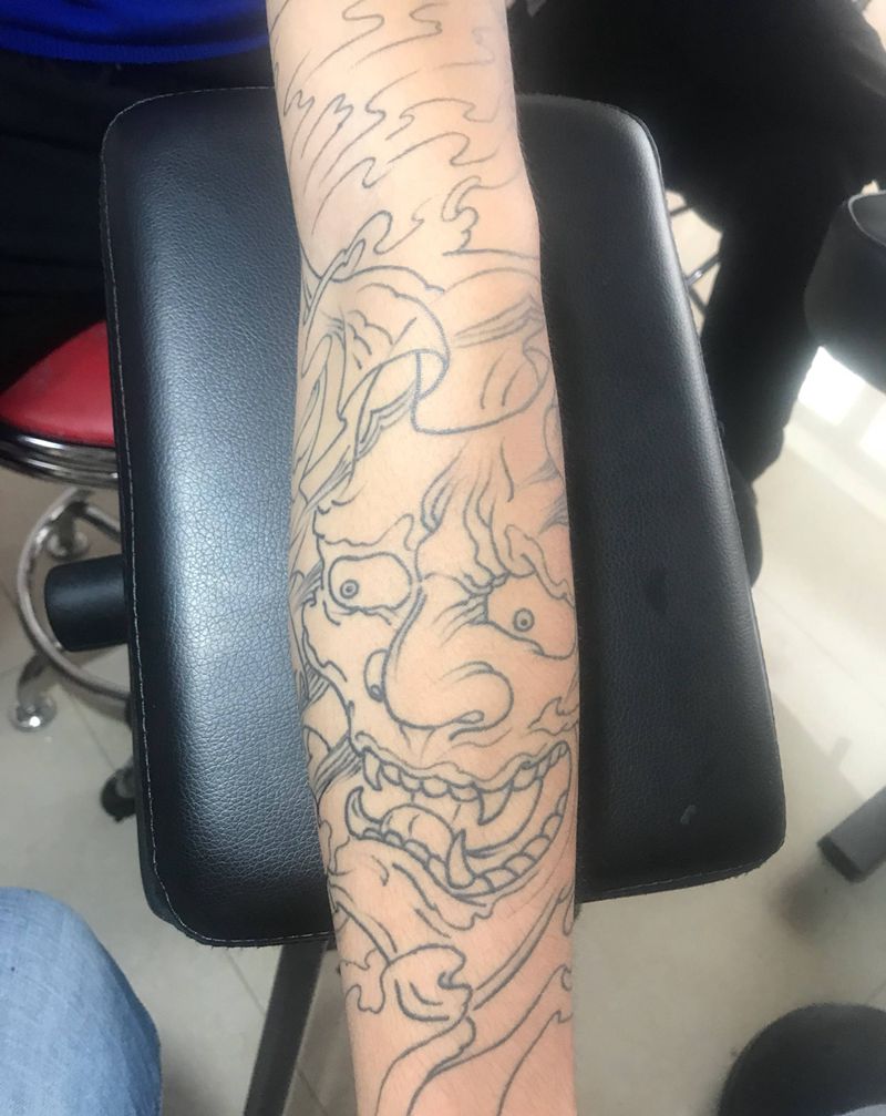 修改般若纹身图片