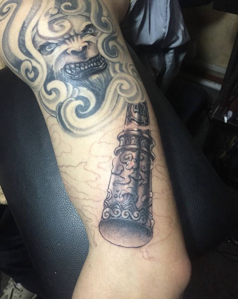 猴子修改进度纹身图片