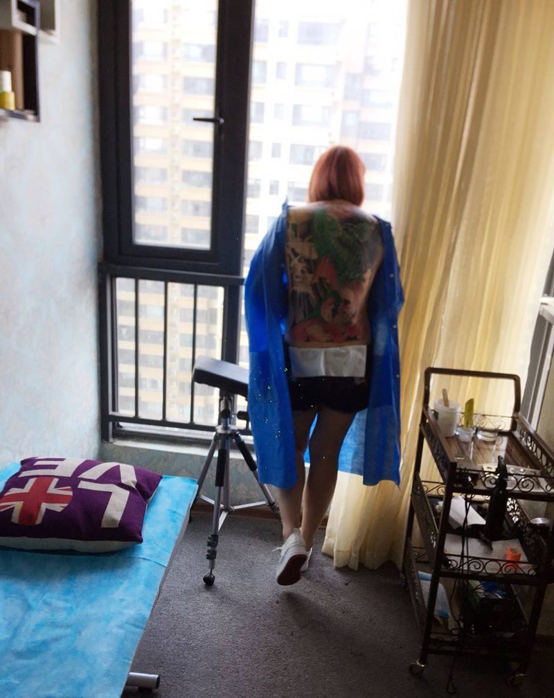 遮盖未完待续纹身图片