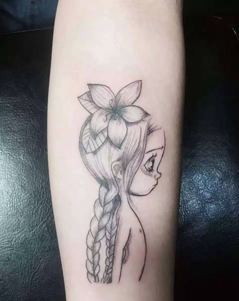 小清新类纹身图片