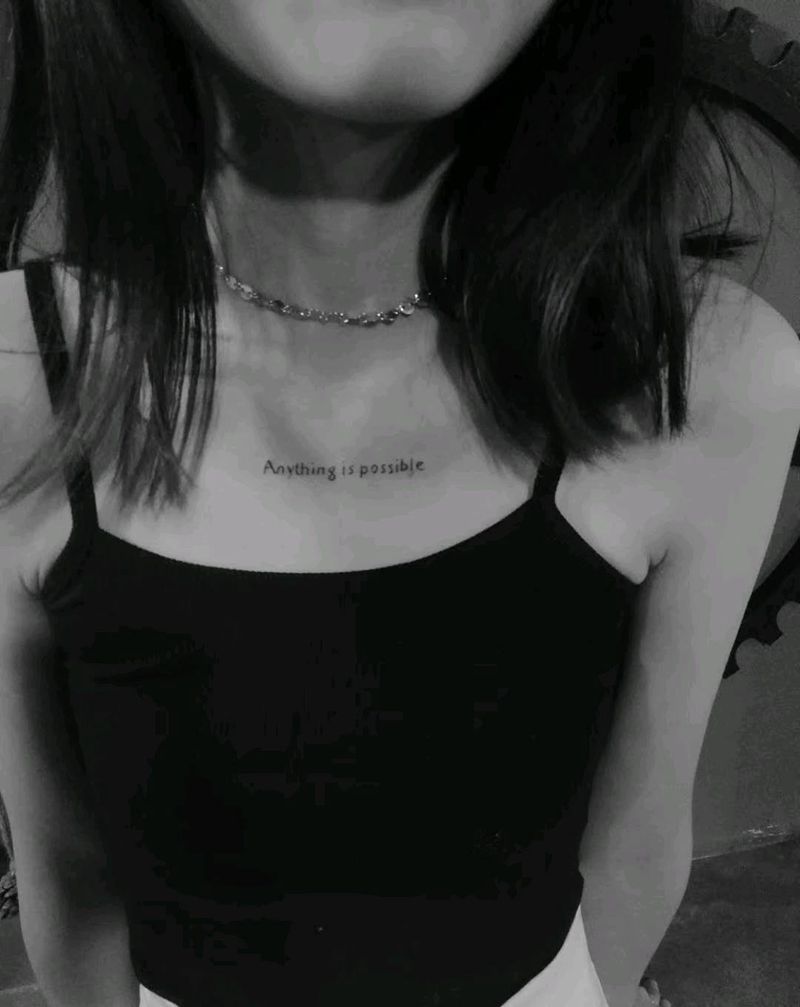 小英文纹身图片