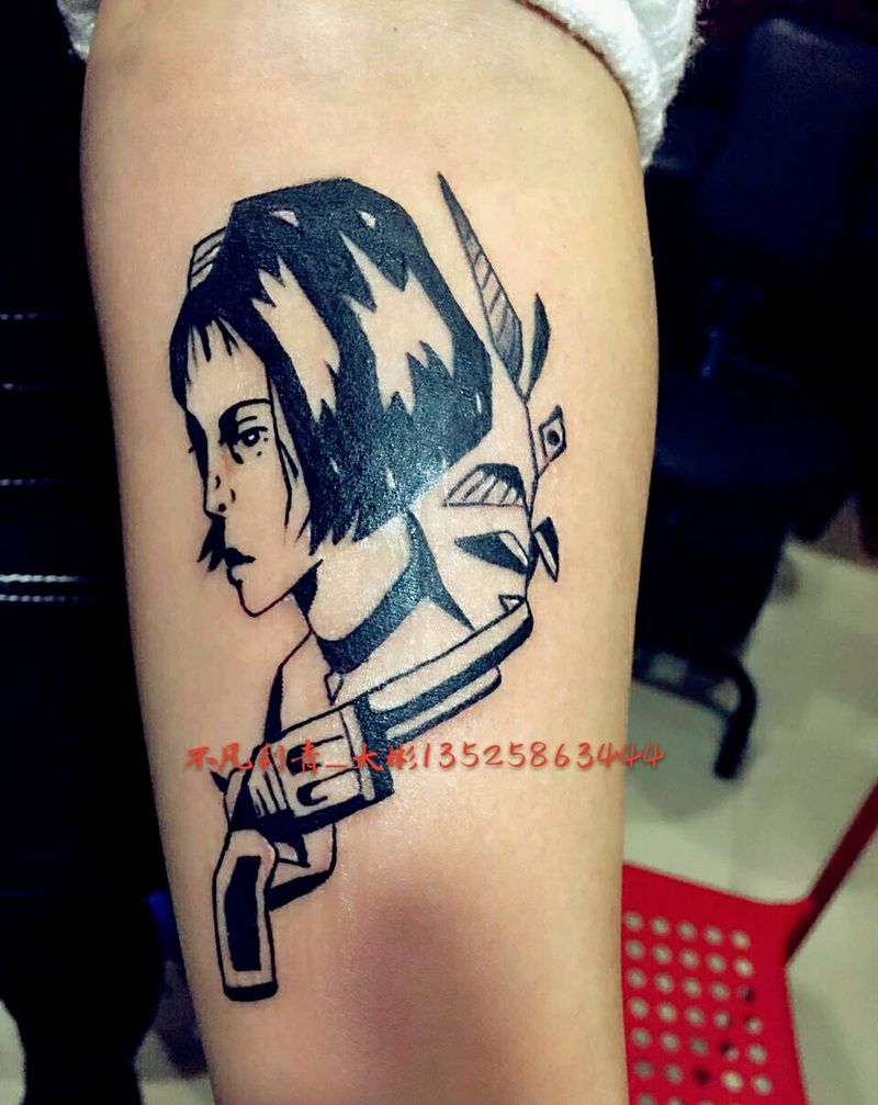 杀手纹身图片_手臂纹身图案