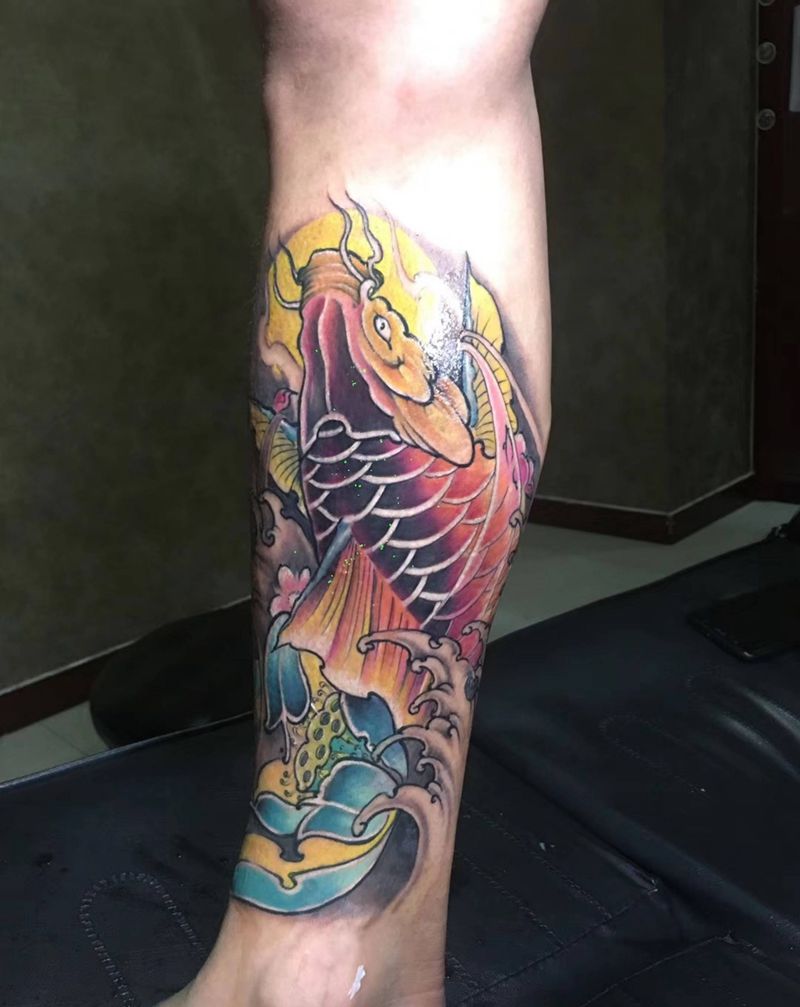 锦鲤纹身图片