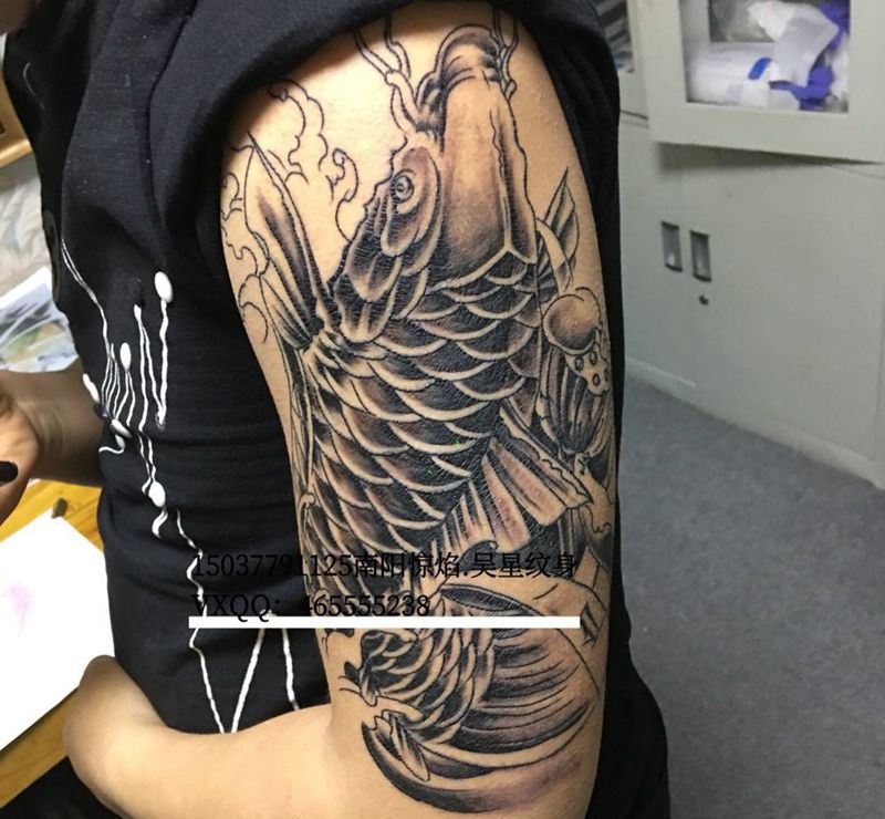 锦鲤纹身图片