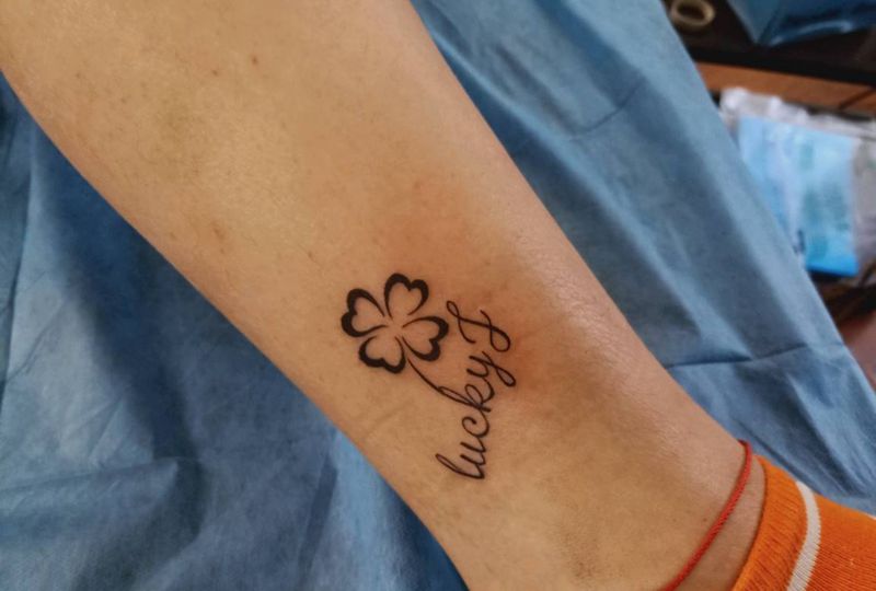 脚踝小文身纹身图片_脚部纹身图案