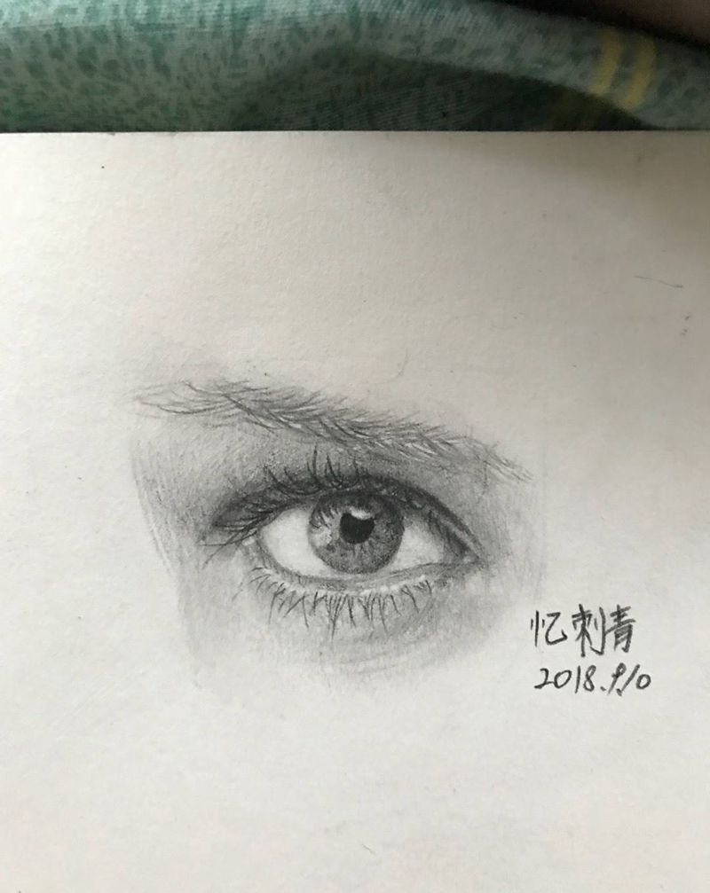 眼睛纹身图片