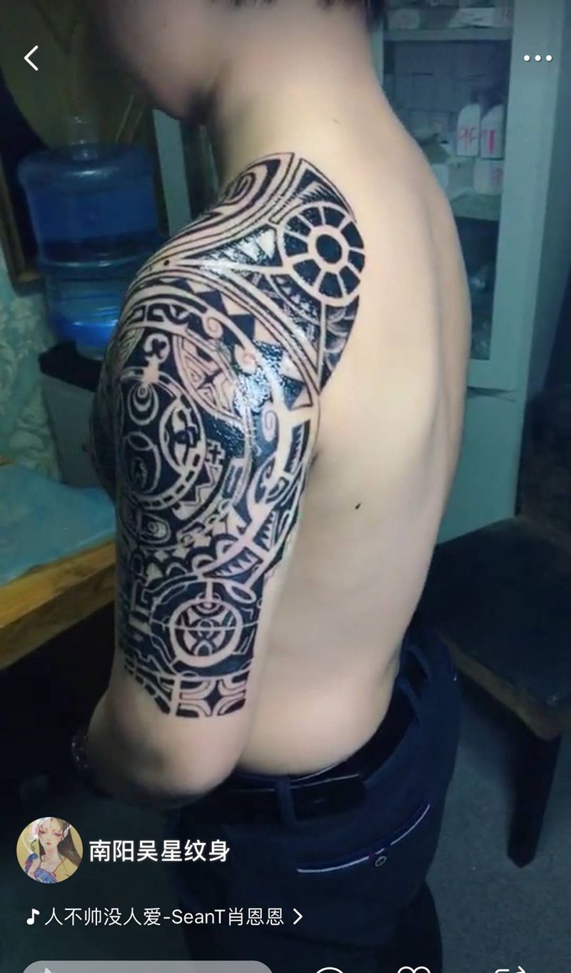 玛雅图腾纹身图片