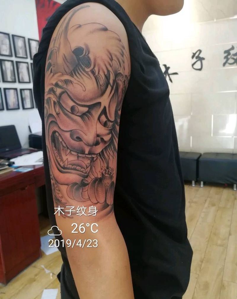 般若纹身图片_手臂纹身图案