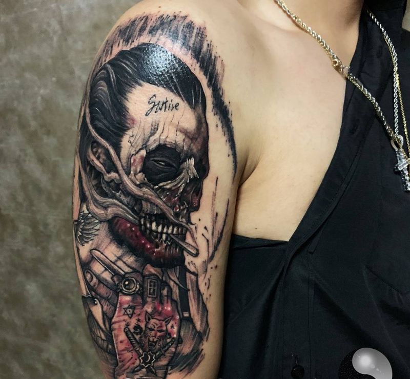 欧美风格纹身图片