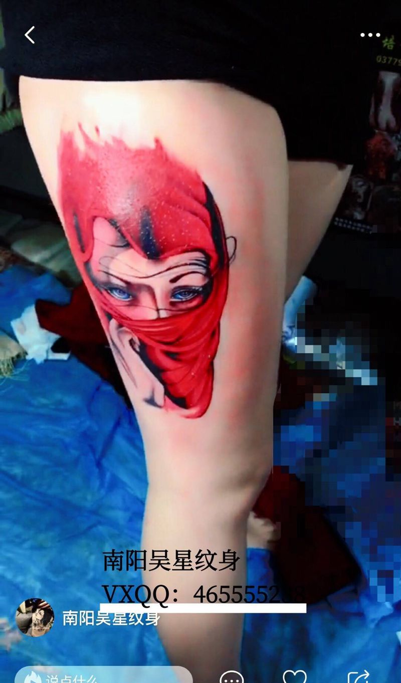 腿部纹身纹身图片