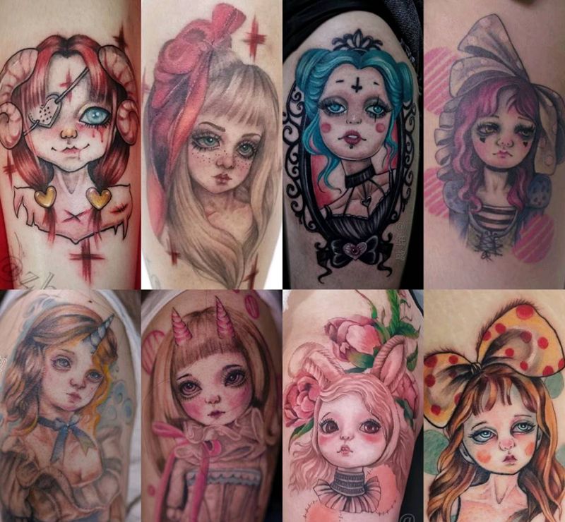 纹身作品 集合纹身图片_手臂腿部纹身图案