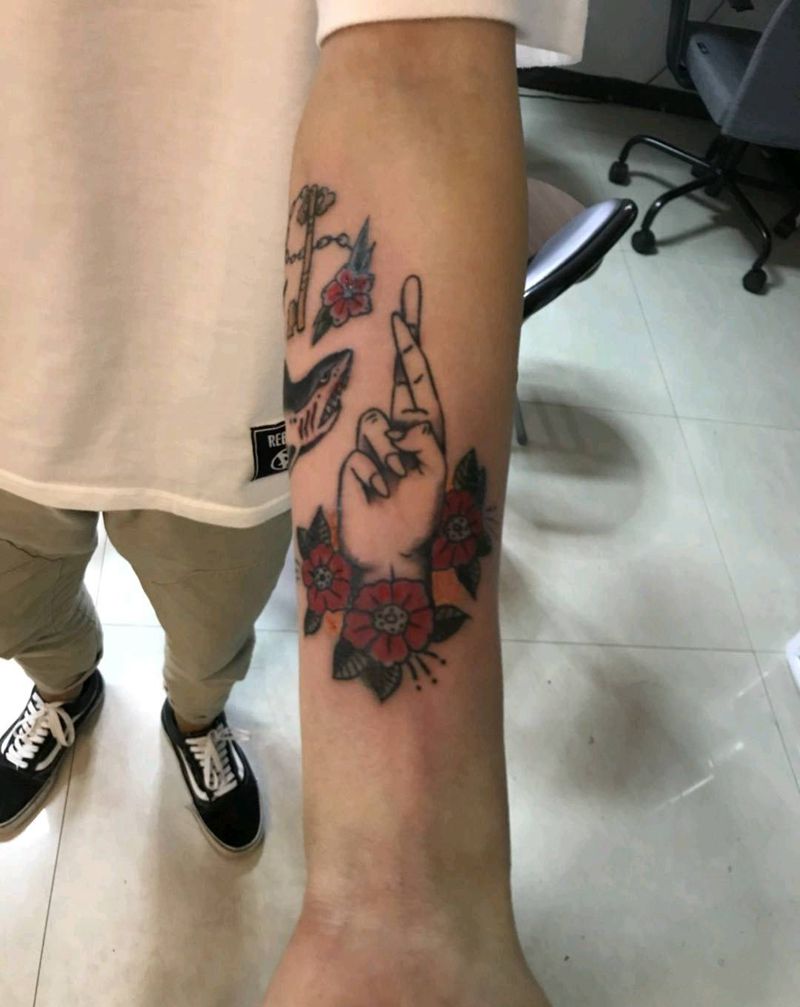 男朋友纹身图片