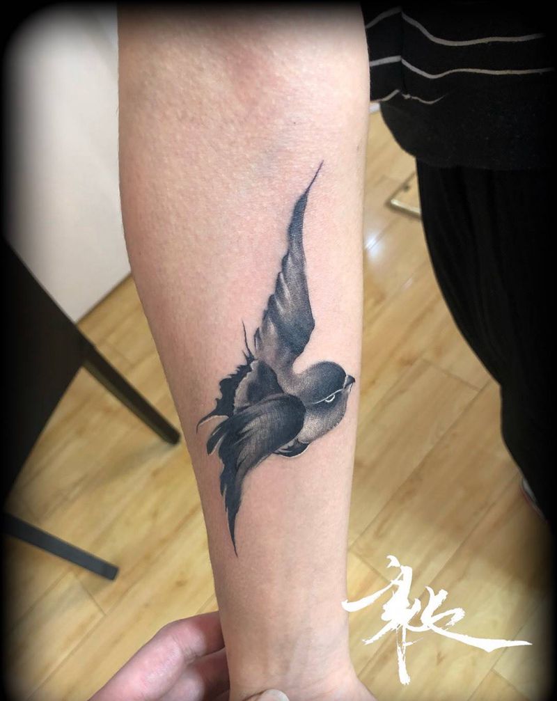 小鸟纹身图片