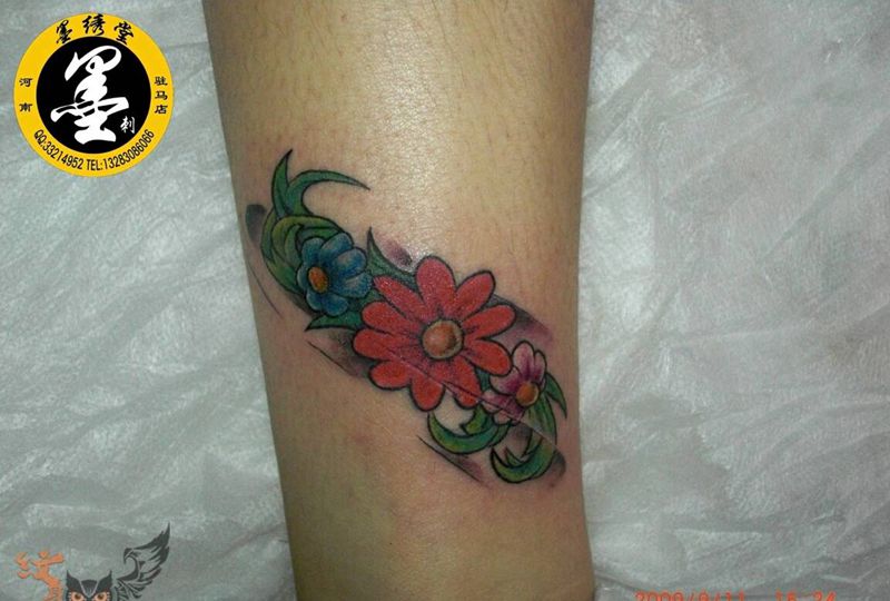 色彩小图纹身图片