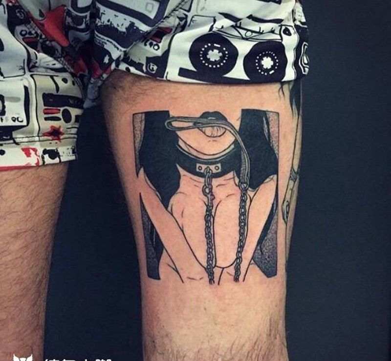 圈里圈外纹身图片