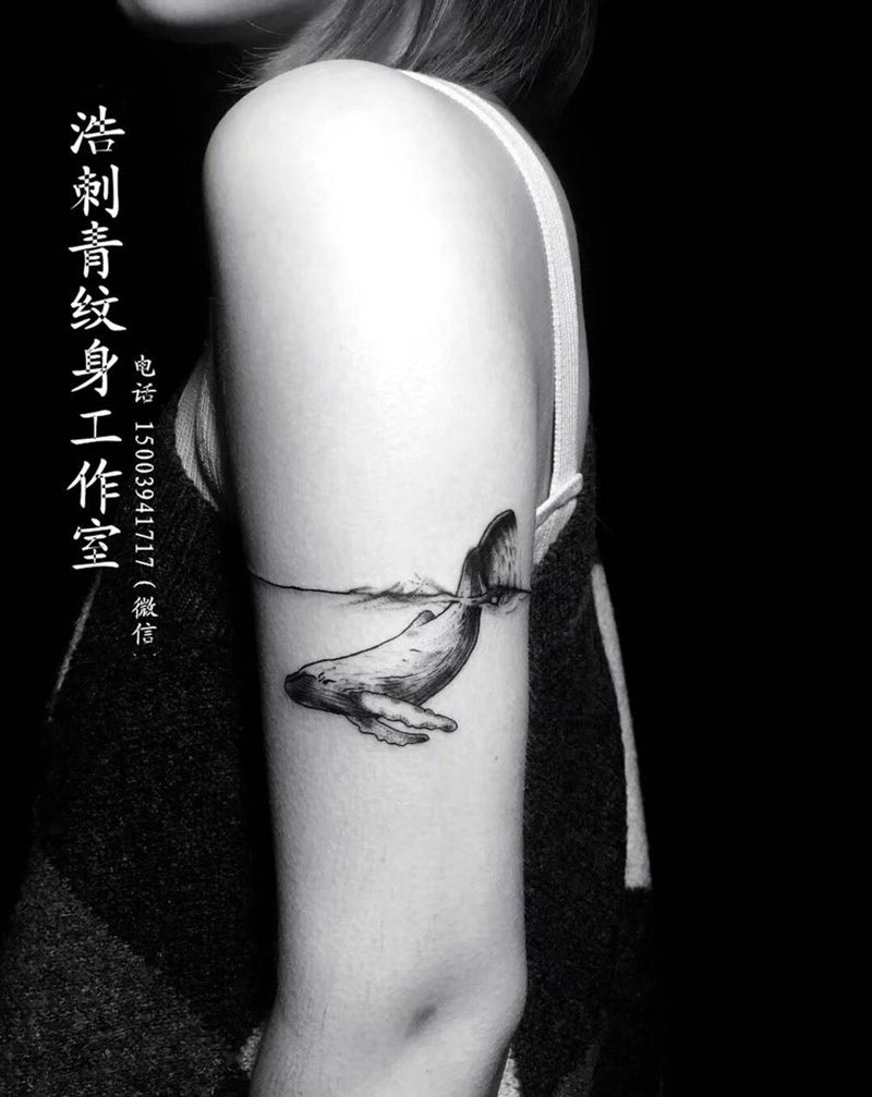 鲸鱼纹身图片