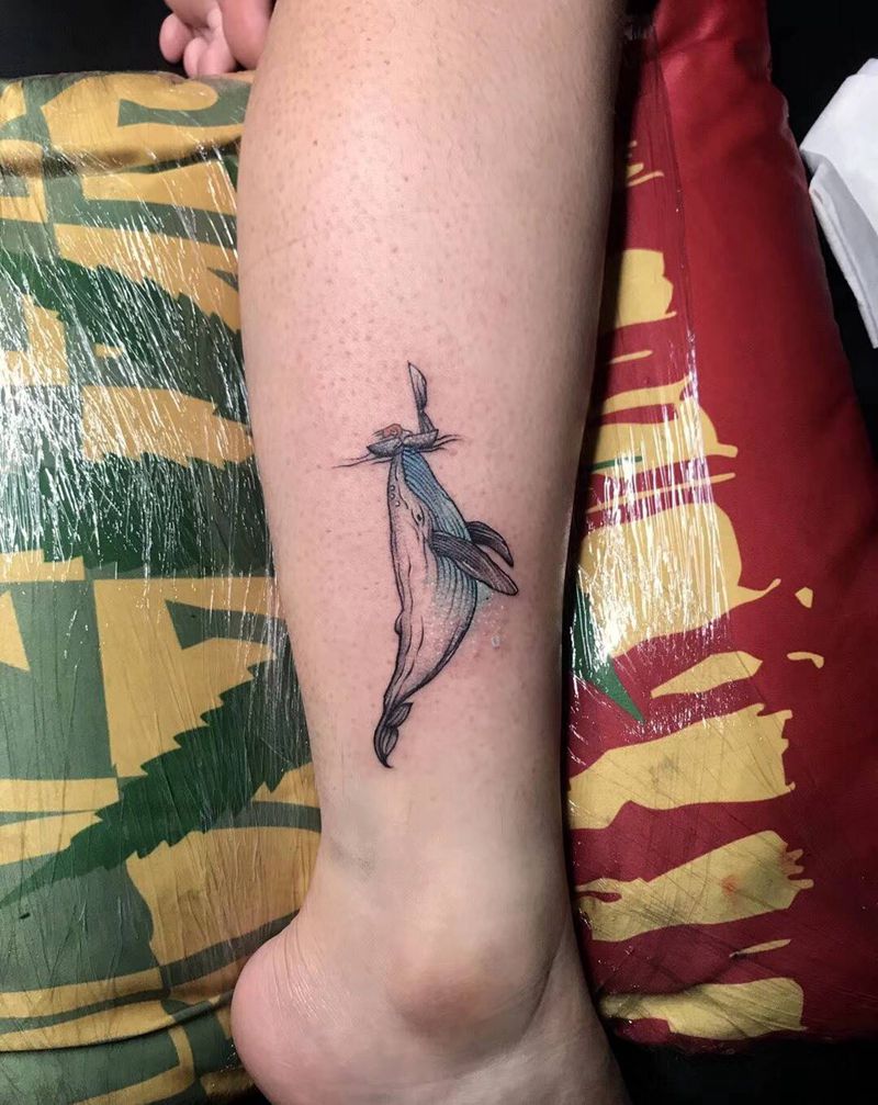 鲸鱼纹身图片