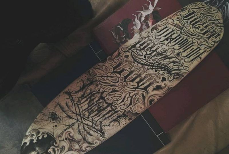 板面纹身图片_武汉成品手稿纹身图案