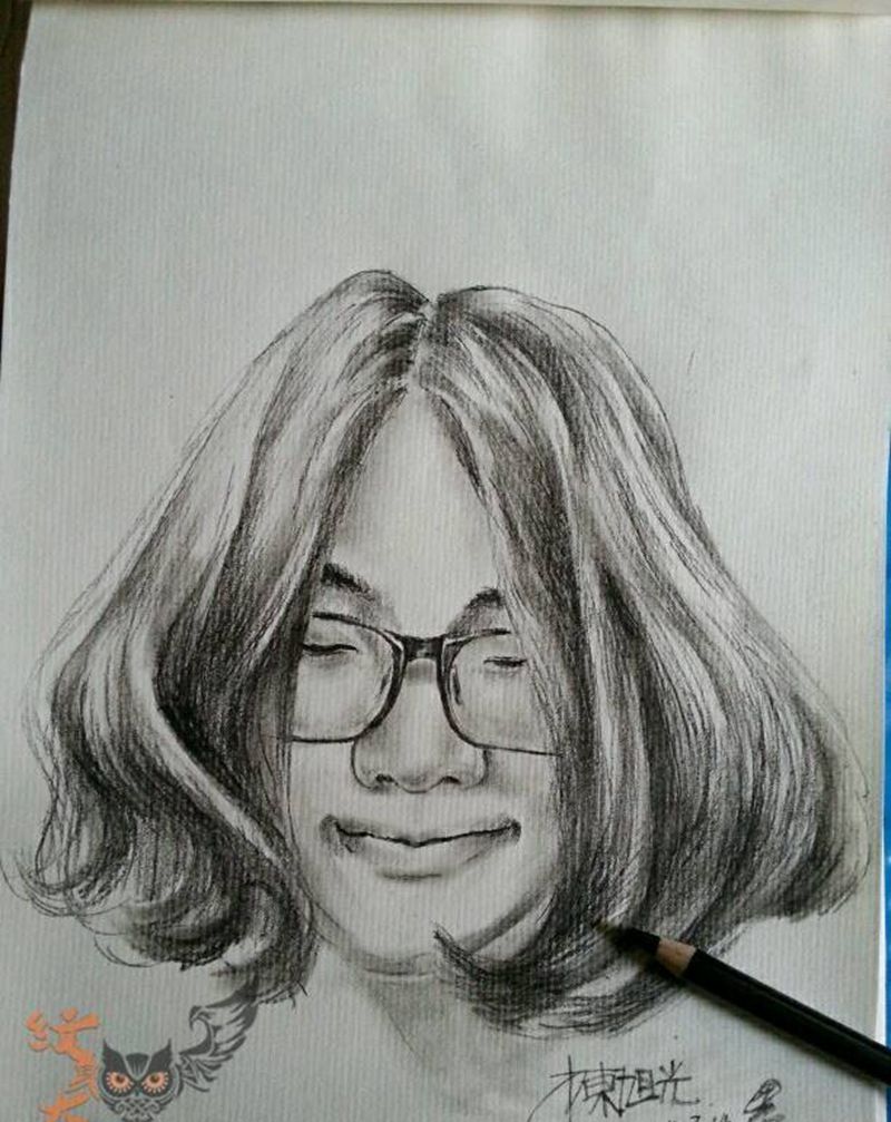 速写人物素描纹身图片