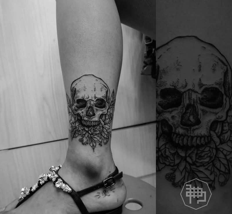 400/h纹身图片_欧美国画贴纸几何字符动物原创成品手臂手部纹身图案