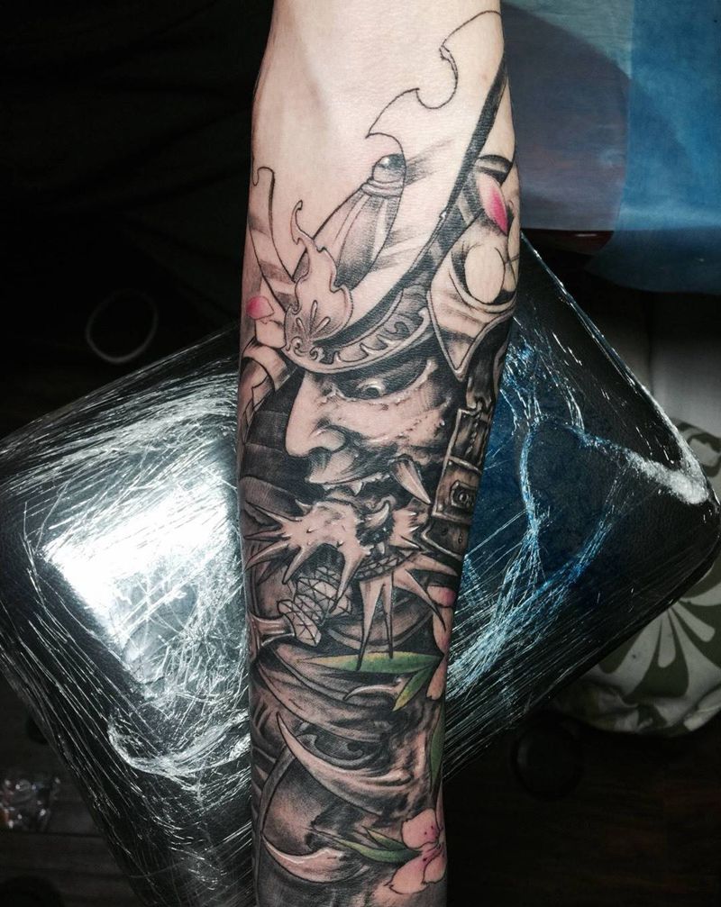 武士，纹身图片