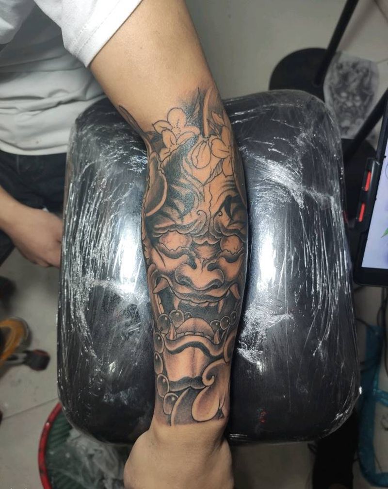 般若纹身图片_新传统纹身图案