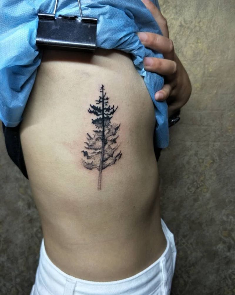 酸爽的位置。墨宝作品纹身图片