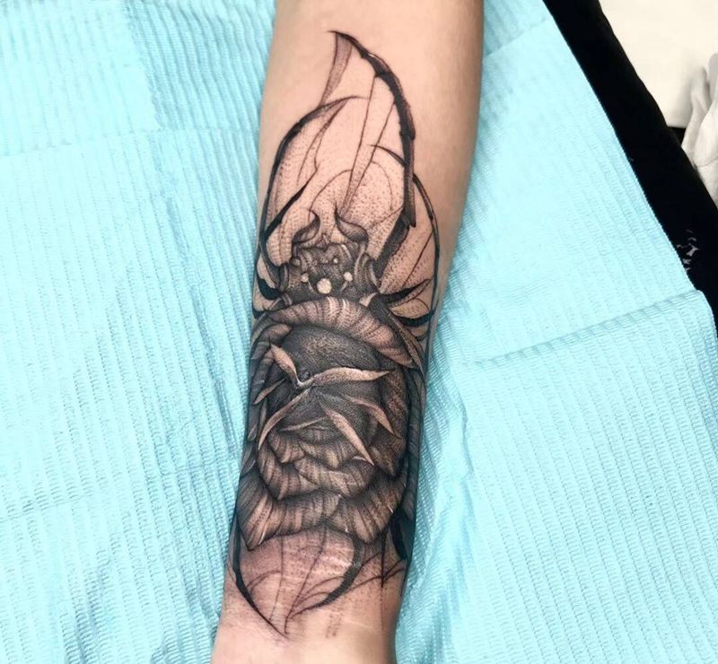 疤痕组织遮盖、纹身图片