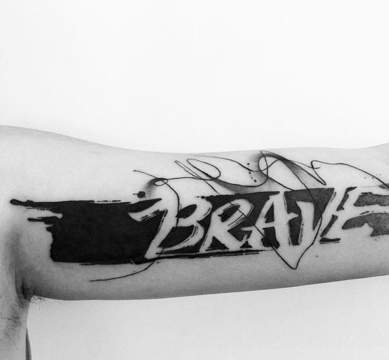 水墨纹身图片_手部手臂水墨水彩纹身图案