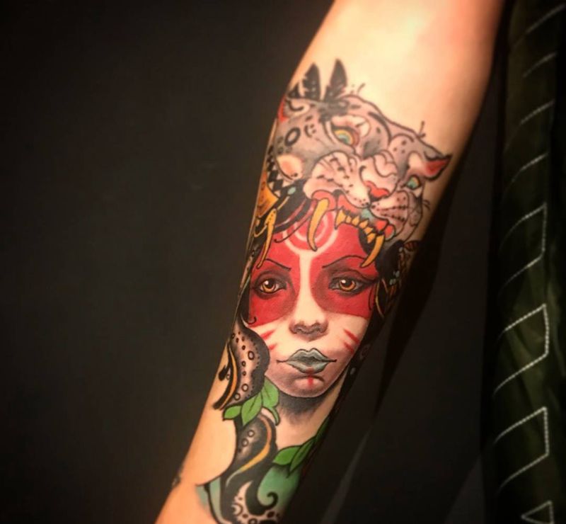 小臂内侧纹身图片