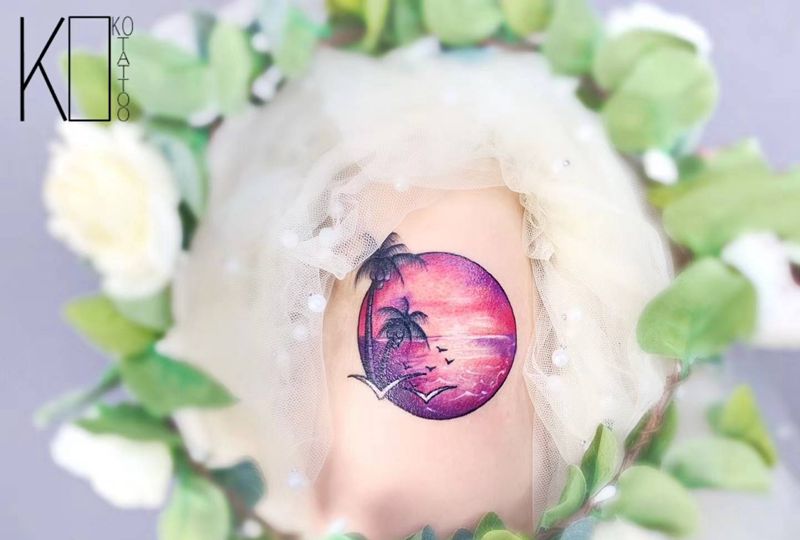 一人一图纹身图片_手臂New SchoolOld School一人一图遮盖原创设计纹身图案