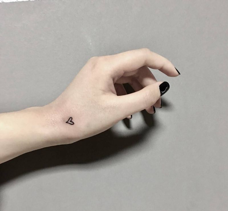 给你我的小❤️❤️纹身图片