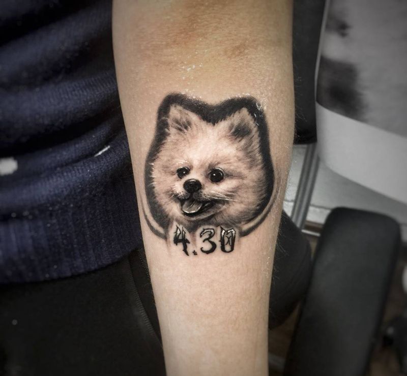 小小小小图一枚纹身图片_成品手部写实欧美手臂动物纹身图案