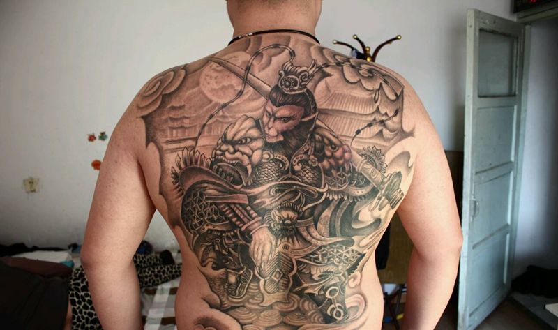 斗战胜佛纹身图片