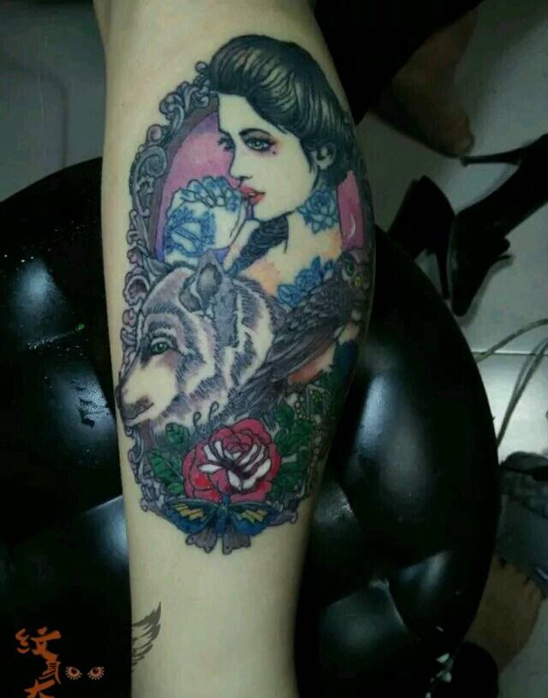 这个皮损有些严重纹身图片