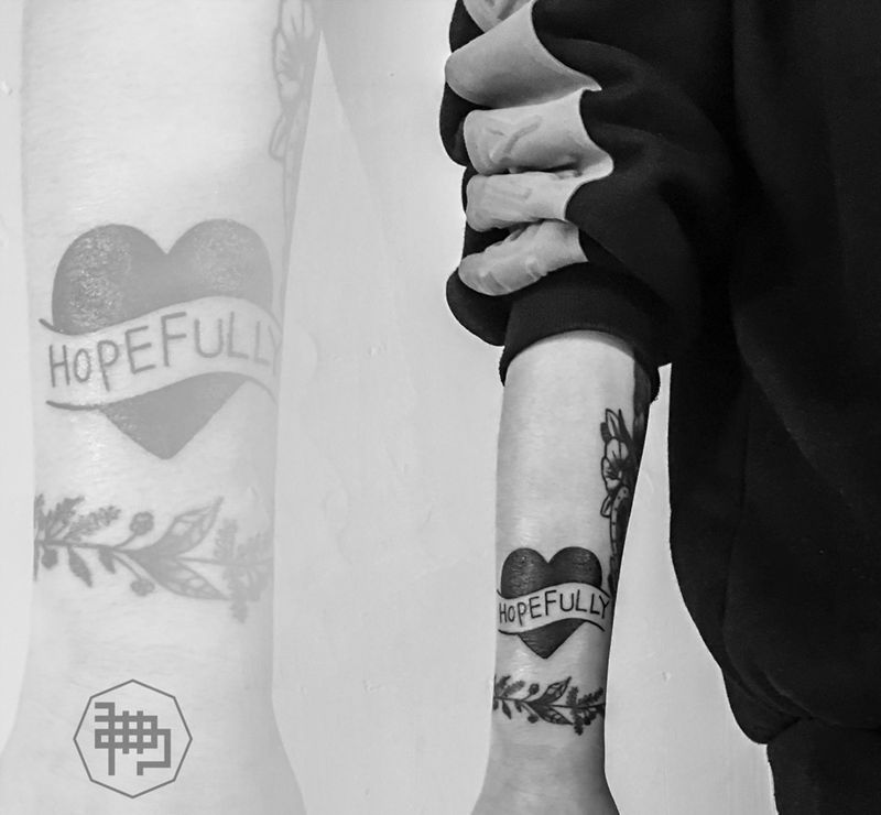 拼花臂纹身图片