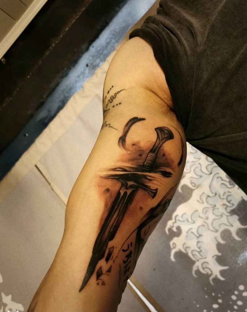 拼接纹身图片_手臂欧美写实纹身图案