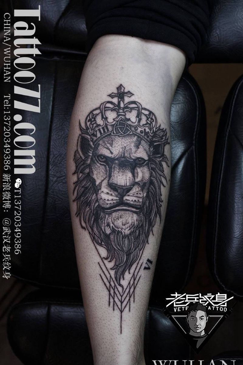 狮子纹身纹身图片