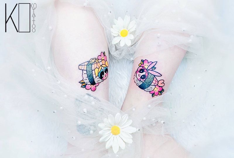 闺密纹身纹身图片_手臂Old SchoolNew School闺密原创school纹身图案