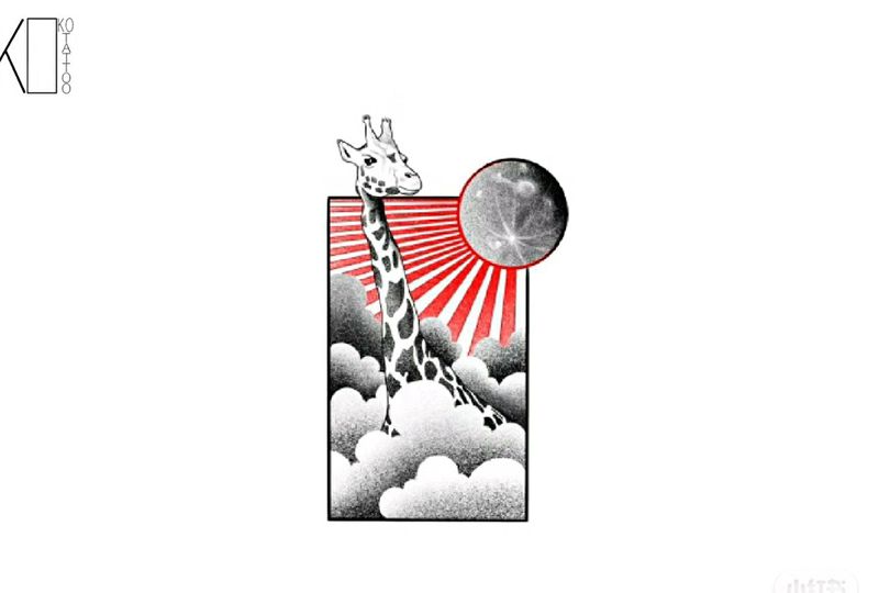 无主原创稿，等你来带走哟纹身图片_手臂腿部点刺几何原创设计无主手稿纹身图案