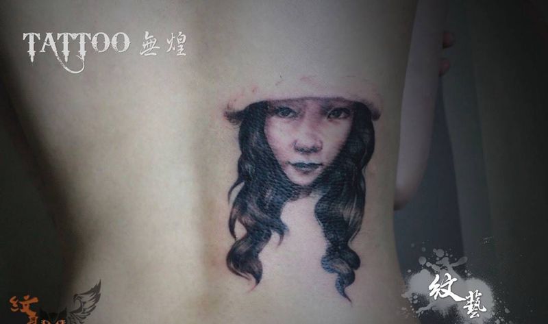 早期做的肖像…纹身图片