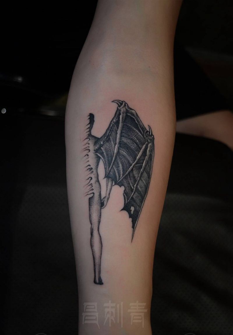 恶魔纹身图片_欧美纹身图案