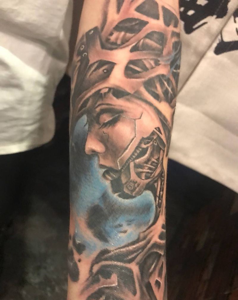 机械姬纹身图片