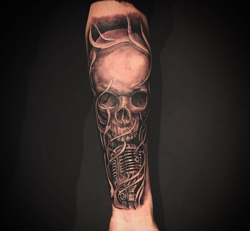 灵魂歌手纹身图片