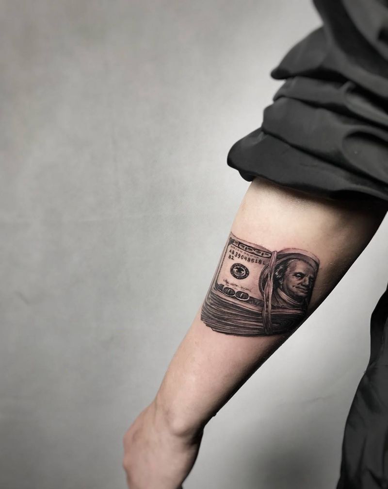 美金一打纹身图片_成品手部手臂欧美写实原创武汉纹艺刺刻纹申坤纹身图案