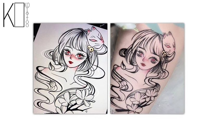 肖像定制纹身图片_点刺肖像定制卡通定制设计纹身图案