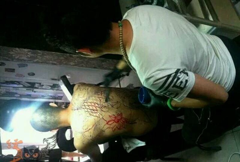 工作生活照纹身图片