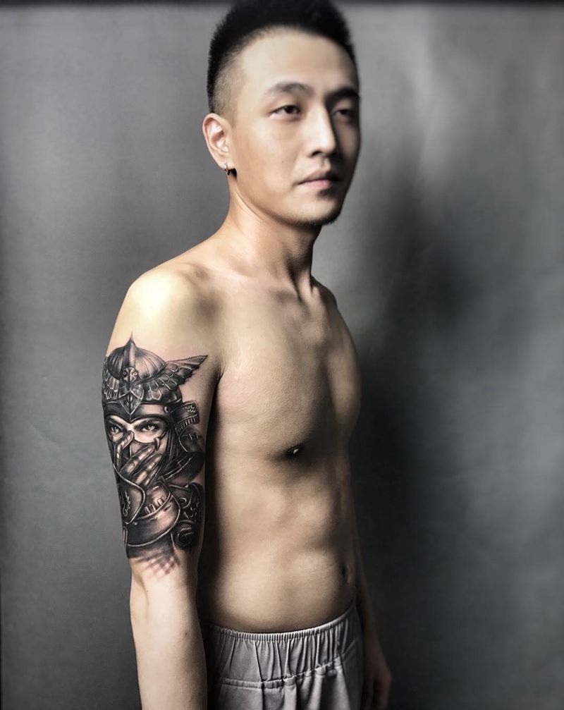 遮盖一枚纹身图片_成品手臂手部写实人物宗教武汉纹艺刺刻纹申坤纹身图案