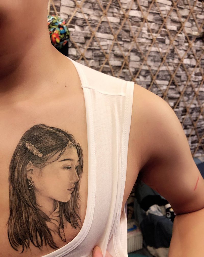 肖像纹身图片_欧美写实纹身图案